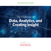 CMO Challenge: The Challenge of Data, Analytics and Creating Insight 