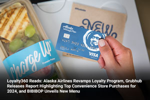 Loyalty360 Reads: Alaska Airlines Revamps Loyalty Program, Grubhub Releases Report Highlighting Top Convenience Store Purchases for 2024, and BIBIBOP Unveils New Menu 