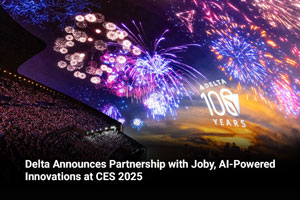 Delta Announces Partnership with Joby, AI-Powered Innovations at CES 2025 