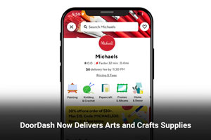DoorDash Now Delivers Arts and Crafts Supplies 