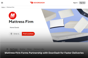 Mattress Firm Forms Partnership with DoorDash for Faster Deliveries  
