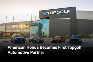 American Honda Becomes First Topgolf Automotive Partner 
