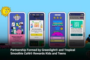 Partnership Formed by Greenlight® and Tropical Smoothie Café® Rewards Kids and Teens    