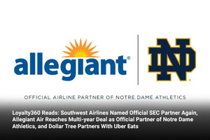 Allegiant Air Reaches Multi-year Deal as Official Partner of Notre Dame Athletics