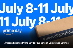 Amazon Expands Prime Day to Four Days of Unmatched Savings