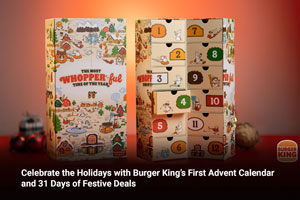 Celebrate the Holidays with Burger King’s First Advent Calendar and 31 Days of Festive Deals 