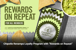 Chipotle Revamps Loyalty Program with “Rewards on Repeat”