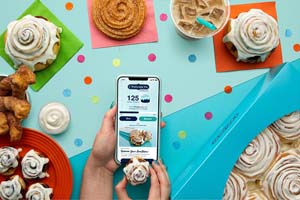 Cinnabon Launches New Mobile App, Rewards Program and Online Ordering
