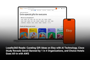 Loyalty360 Reads: Curating Gift Ideas on Etsy with AI Technology, Cisco Study Reveals GenAI Banned by 1 in 4 Organizations, and Choice Hotels Goes All-in with AWS 