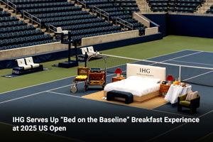 IHG Serves Up “Bed on the Baseline” Breakfast Experience at 2025 US Open