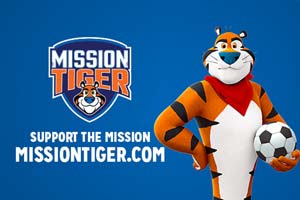 Tony the Tiger and Mission Tiger Partner with Stop & Shop to Give Kids Access to Sports