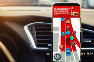 Heinz Will Reward Those in Traffic, Driving at Speed of its Ketchup, 0.045 Km/h