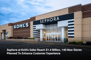 Sephora at Kohl’s Sales Reach $1.4 Billion, 140 New Stores Planned To Enhance Customer Experience 