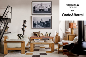 Crate & Barrel and Shinola Unveil Exclusive Furniture and Housewares Collection