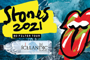 Icelandic Glacial and The Rolling Stones Team Up Again to Reduce Carbon Footprint