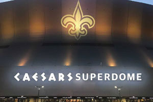 New Orleans Saints and Caesars Entertainment Announce Partnership: Caesars Superdome