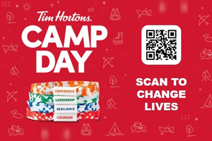Tim Hortons Integrates QR Code Technology for Camp Day Outreach