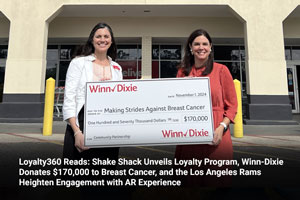 Loyalty360 Reads: Shake Shack Unveils Loyalty Program, Winn-Dixie Donates $170,000 to Breast Cancer, and the Los Angeles Rams Heighten Engagement with AR Experience 