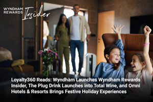 Loyalty360 Reads: Wyndham Launches Wyndham Rewards Insider, The Plug Drink Launches into Total Wine, and Omni Hotels & Resorts Brings Festive Holiday Experiences 