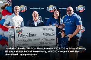 ZIPS Car Wash Donates $170,000 to Folds of Honor