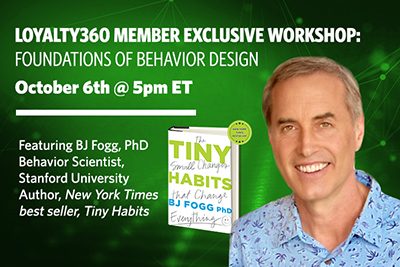 BJ Fogg, PhD and Loyalty360 to Present Foundations in Behavior Design Workshop | Loyalty360 Member Exclusive
