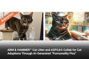 ARM & HAMMER™ Cat Litter and ASPCA® Collab for Cat Adoptions Through AI-Generated “Purrsonality Pics” 