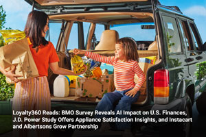 Loyalty360 Reads: BMO Survey Reveals AI Impact on U.S. Finances, J.D. Power Study Offers Appliance Satisfaction Insights, and Instacart and Albertsons Grow Partnership 