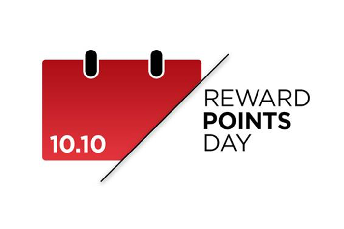 October 10th To Be Designated As “Reward Points Day” 