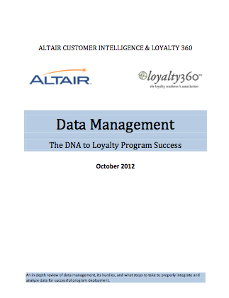 Data Management The DNA to Loyalty Program Success