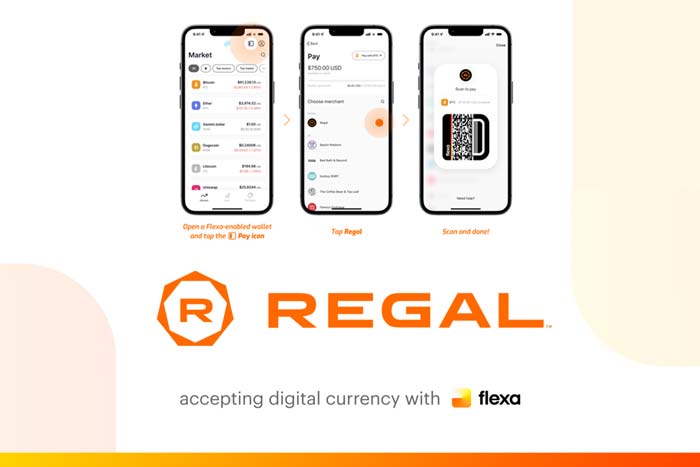 Regal partners with Flexa to enable digital currency payments for movies and more