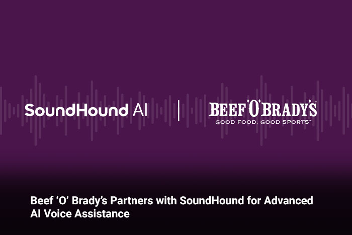 Beef ‘O’ Brady’s Partners with SoundHound for Advanced AI Voice Assistance 