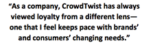 CrowdTwist Customer Loyalty