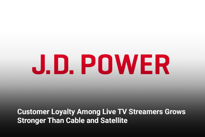 Customer Loyalty Among Live TV Streamers Grows Stronger Than Cable and Satellite 
