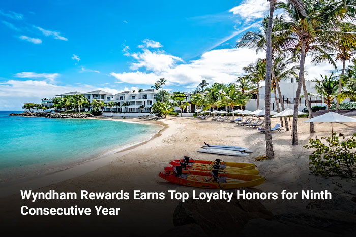 Wyndham Rewards Earns Top Loyalty Honors for Ninth Consecutive Year