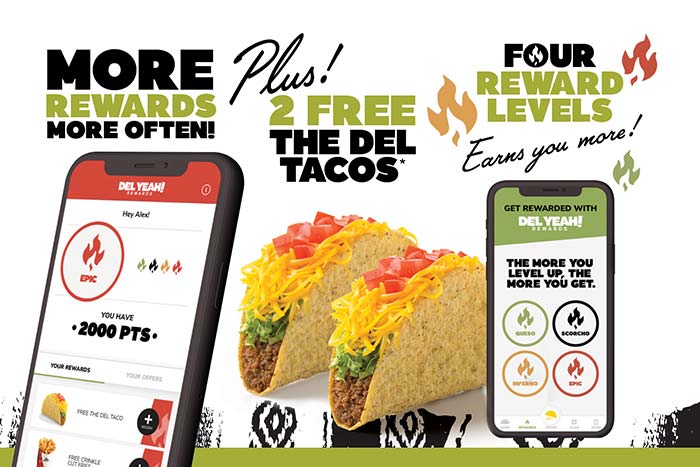 Del Taco Launches New Multi-Experience & Multi-Tiered Del Yeah! Rewards App