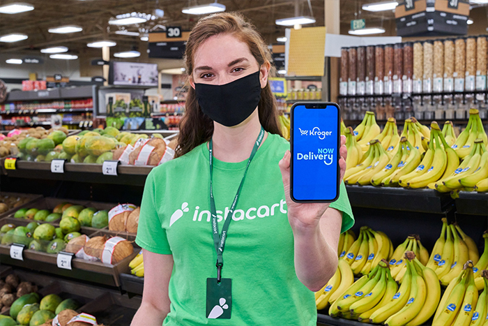 Kroger and Instacart Launch "Kroger Delivery Now" Nationwide