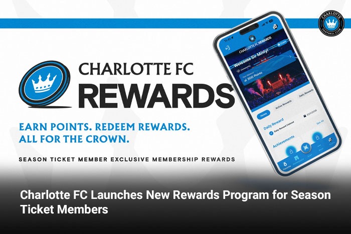 Charlotte FC Launches New Rewards Program for Season Ticket Members