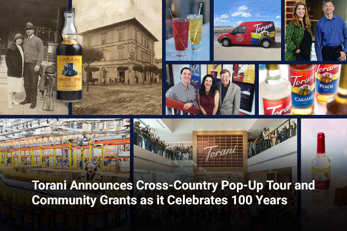 Torani Announces Cross-Country Pop-Up Tour and Community Grants 