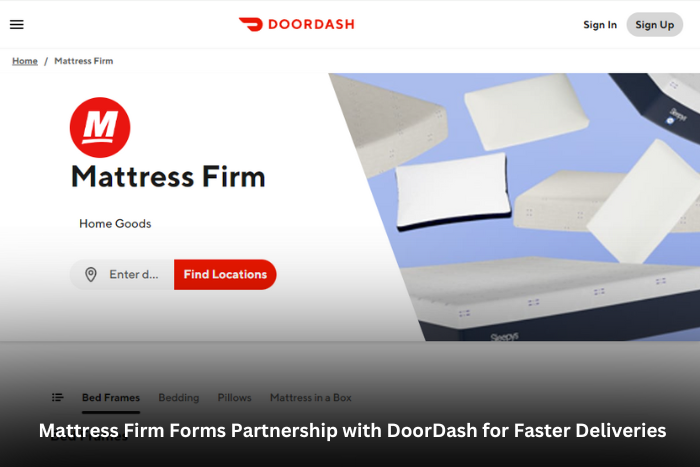Mattress Firm Forms Partnership with DoorDash for Faster Deliveries  