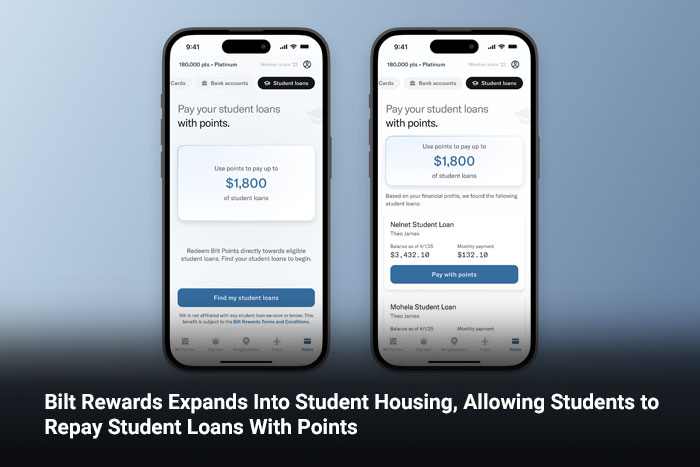 Bilt Rewards Expands Into Student Housing, Allowing Students to Repay Student Loans With Points