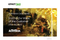 Activision: Putting the Voice of the Customer into Action