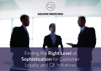 Executive Perspectives: Sophistication